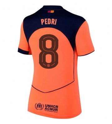Lacne Ženy Futbalové dres Barcelona Pedri Gonzalez #8 2025-26 Krátky Rukáv - Tretina